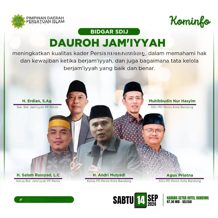 Dauroh Jamiyyah SDIJ PD PERSIS Kabupaten Magelang